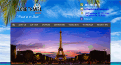 Desktop Screenshot of globetravelonline.com